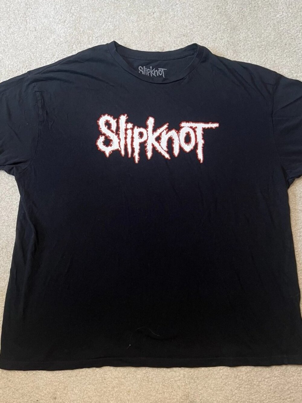 Slipknot Shirt 2021 Wordmark Logo Bravado Heavy Metal Black XXL Official Merch